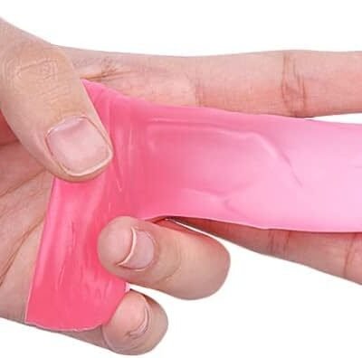 4 Inch Silicone Realistic Suction Mini Dildo,Beginner Anal Plug,Soft Dildo with Curved Shaft and Balls,Sex Toy Women Men Couples.Experience Multi-Purpose Mini Style (Pink)