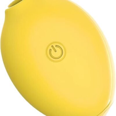 Lemon Sucking Vibrating Egg - 10 Modes Clitoral Sucking and Vibration, Female-Specific, Rechargeable Waterproof C-Spot Clitoral Stimulator, Silent Design, Cute Lemon Sex Toy